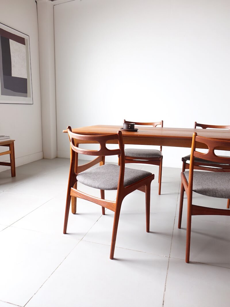 Dining Chairs by Johannes Andersen for Uldum Mobelfabrik