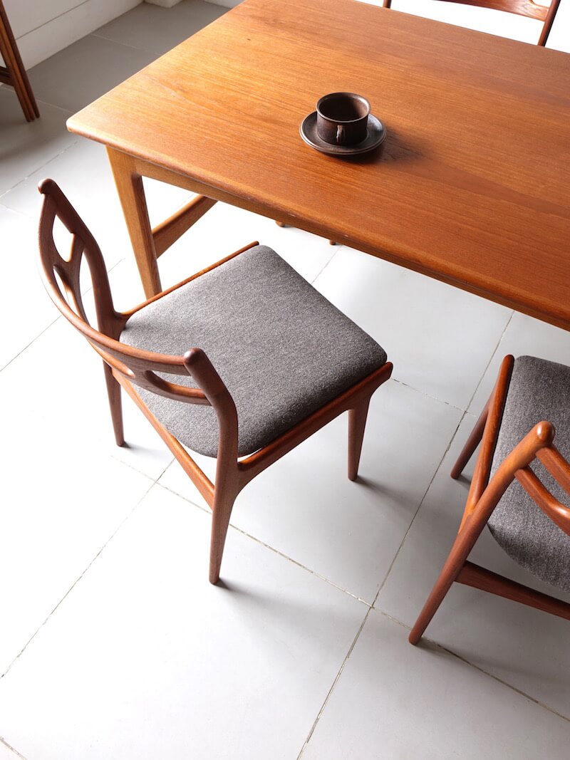 Dining Chairs by Johannes Andersen for Uldum Mobelfabrik