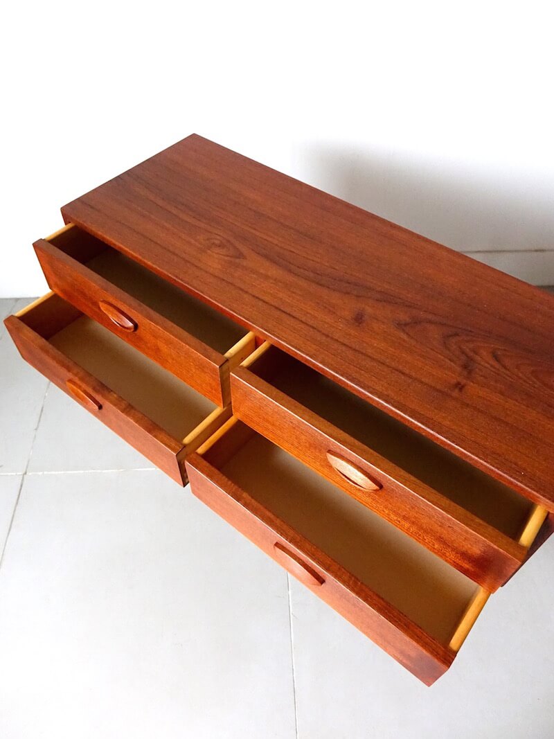 Teak chest by Kai Kristiansen for Feldballes Møbelfabrik