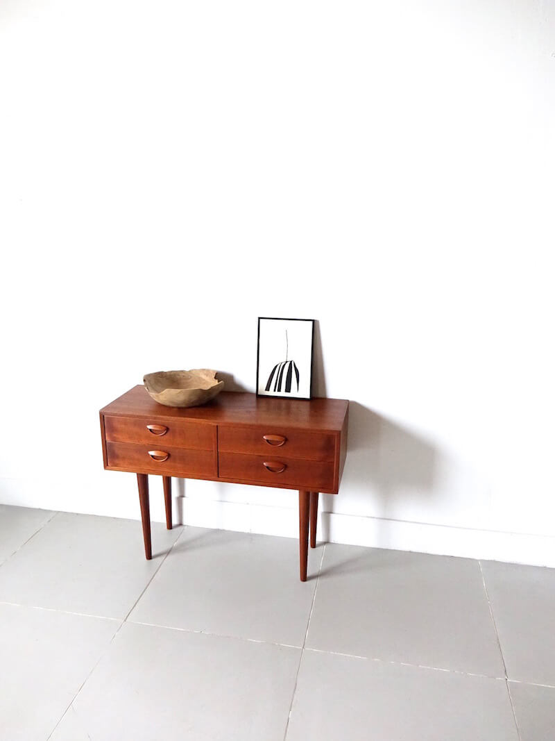 Teak chest by Kai Kristiansen for Feldballes Møbelfabrik