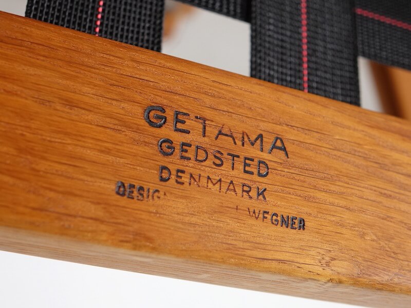 GE375 Highback chair by Hans J. Wegner for GETAMA with Guell fabric GE375 Highback chair by Hans J. Wegner for GETAMA with Guell fabric