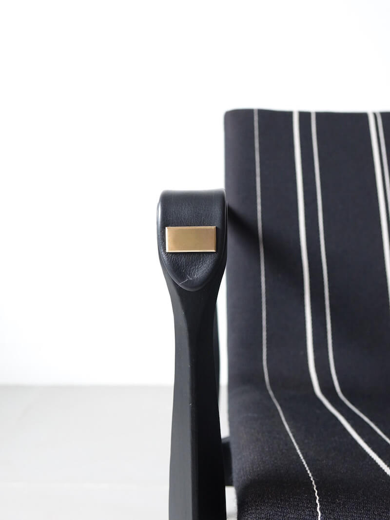 Model.4305 Black safari chair by Karen & Ebbe Clemmensen