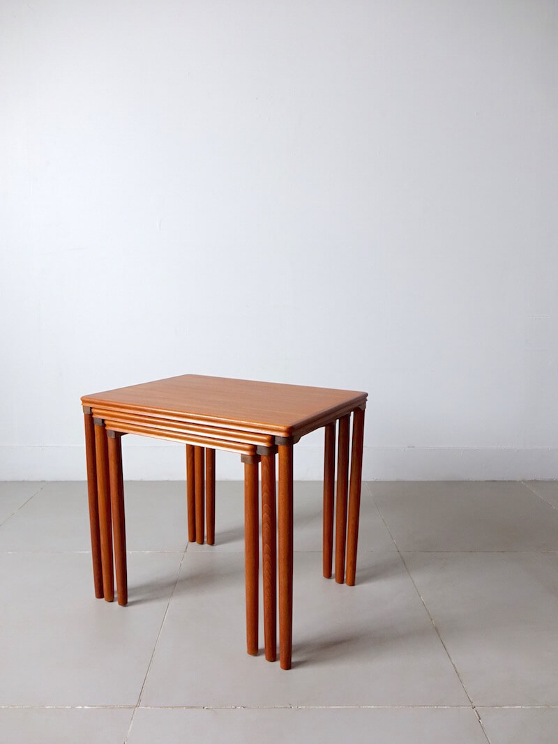 Nesting tables by E. W. Bach for Møbelfarikken Toften