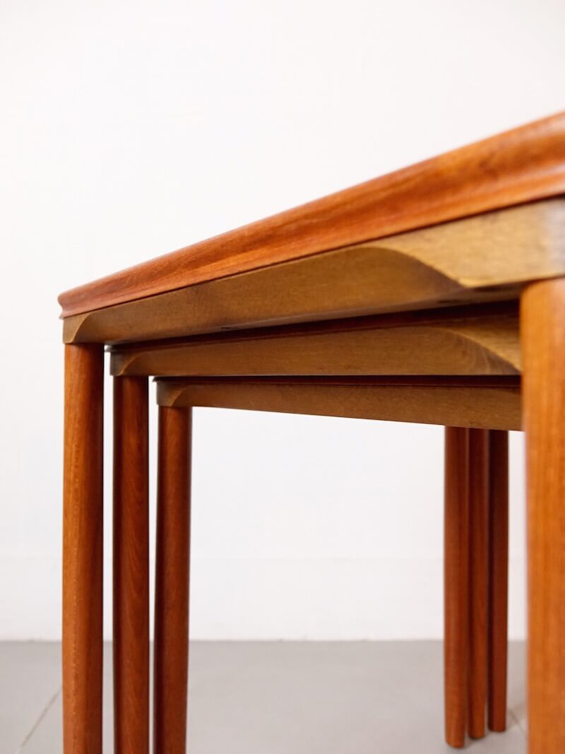 Nesting tables by E. W. Bach for Møbelfarikken Toften