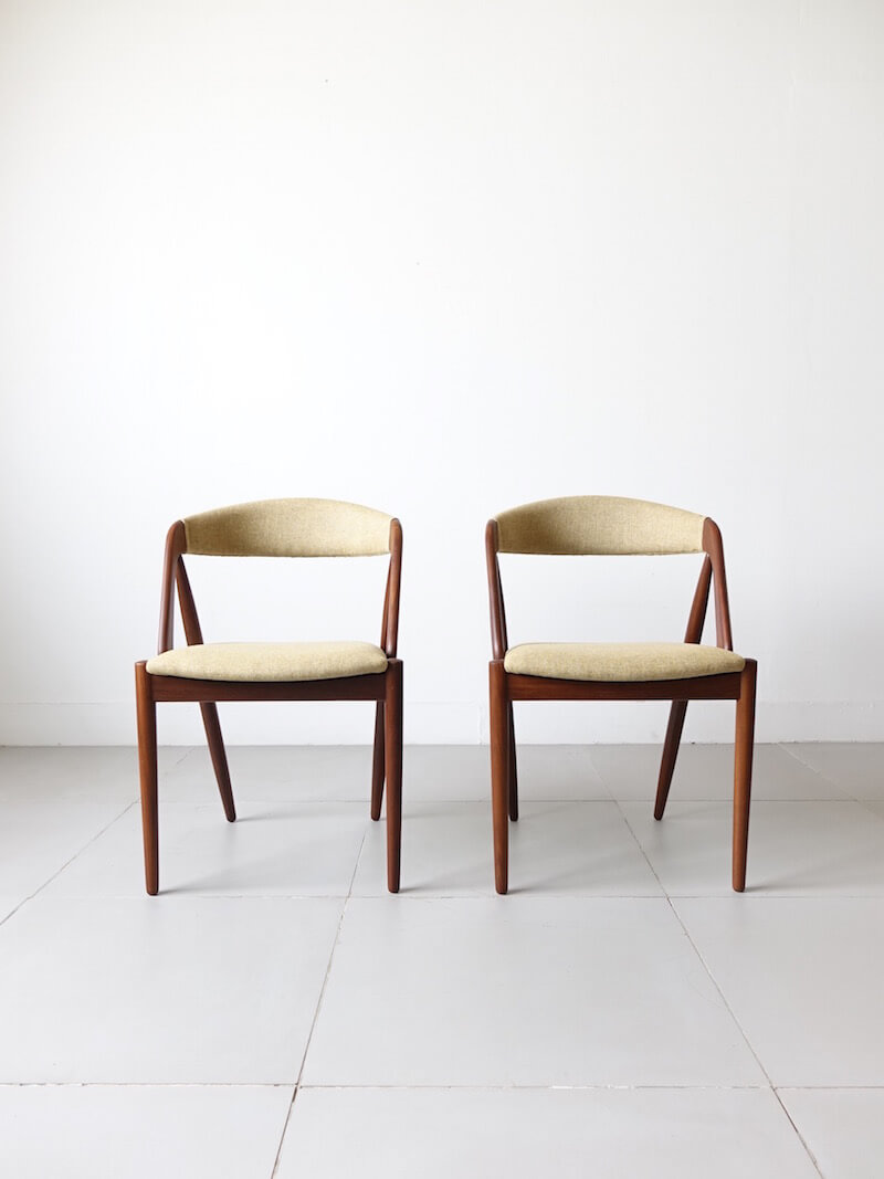 NV31 Dining Chairs by Kai Kristiansen for Schou Andersen Møbelfabrik