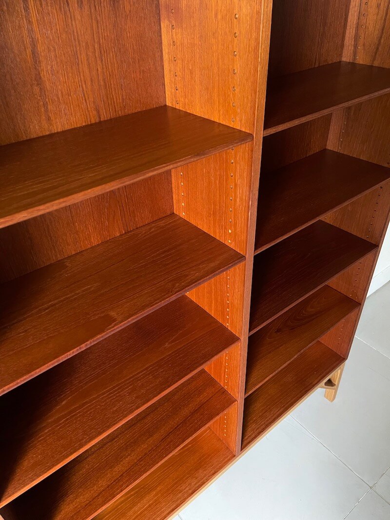 Bookcase by Borge Mogensen for FDB in teak/oak