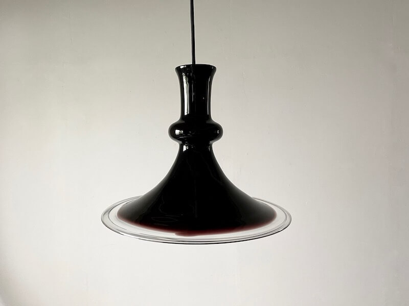 Glass Pendant Lamp “Etude” by Michael Bang for Holmegaard