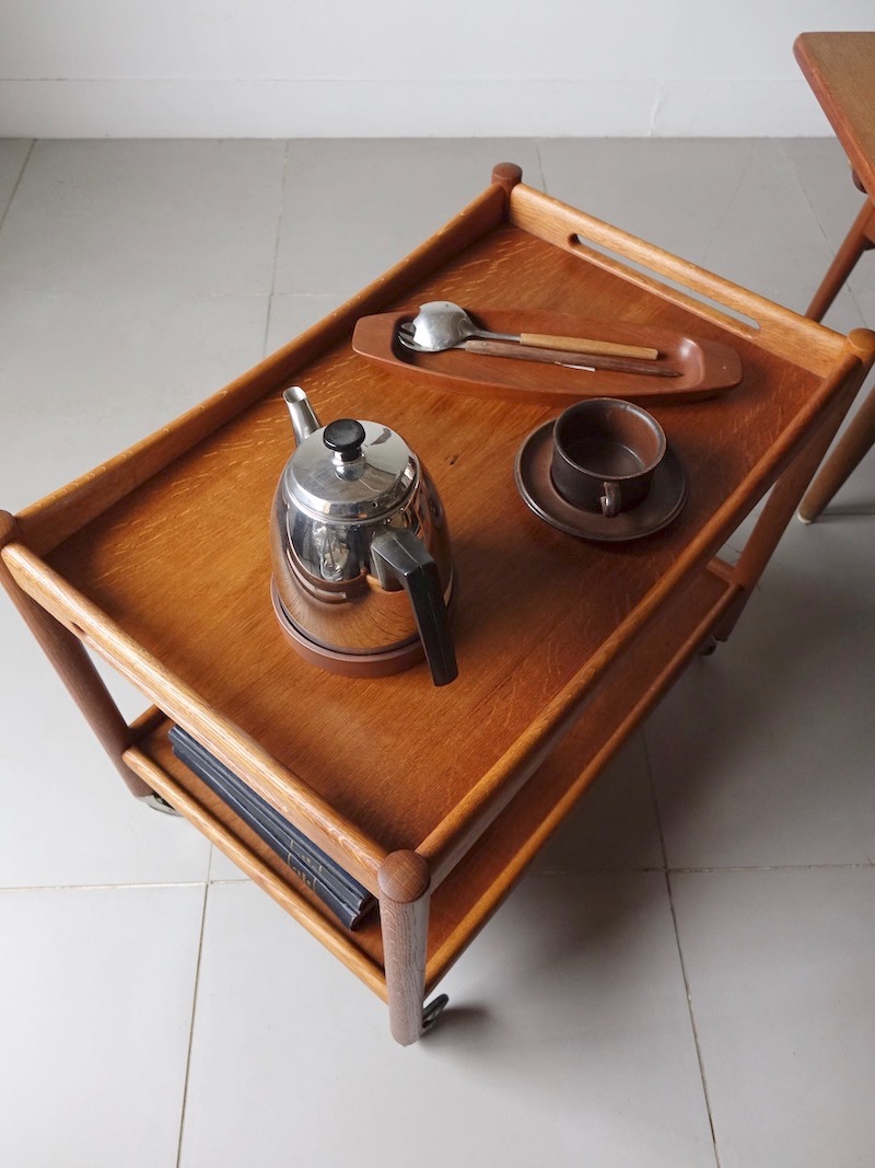 AT45 Trolley table by Hans J. Wegner for Andreas Tuck