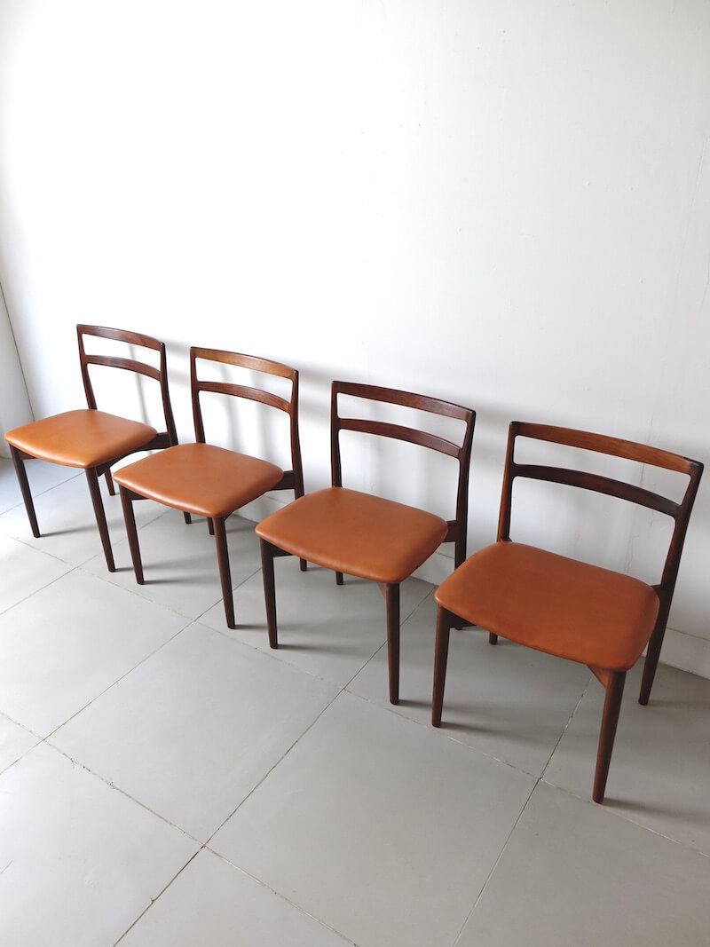 Dining chairs model.61 by Harry Ostergaard for Randers Møbelfabrik