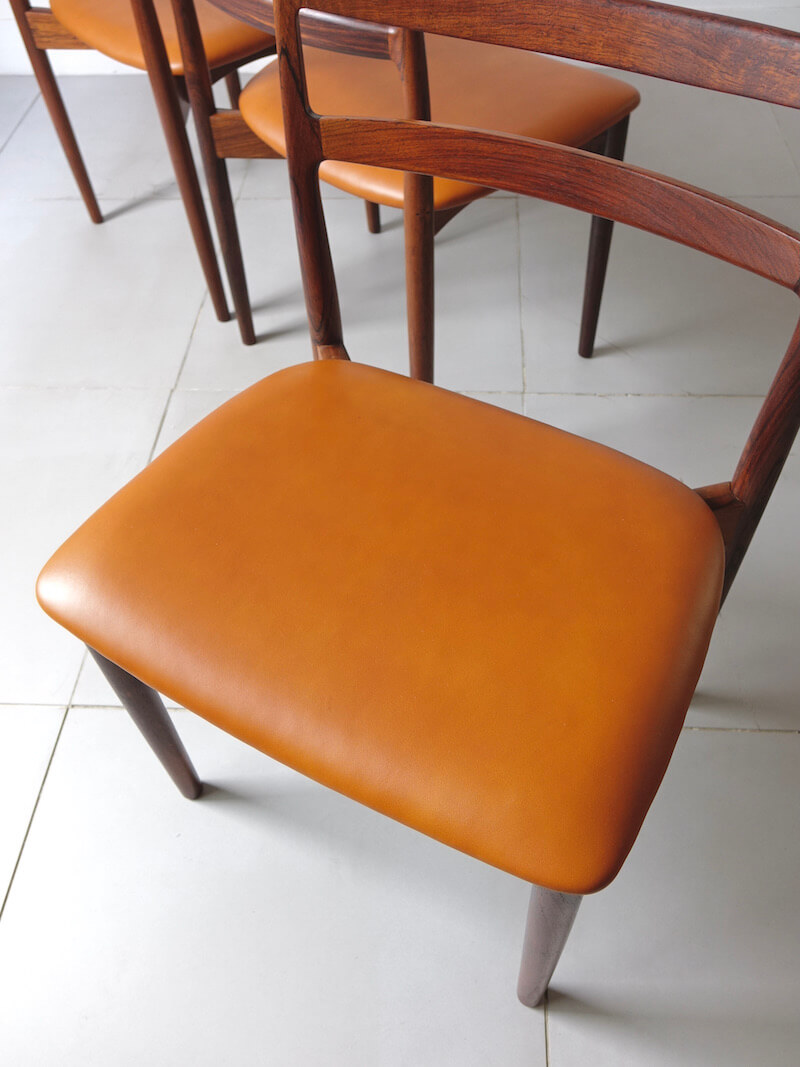 Dining chairs model.61 by Harry Ostergaard for Randers Møbelfabrik