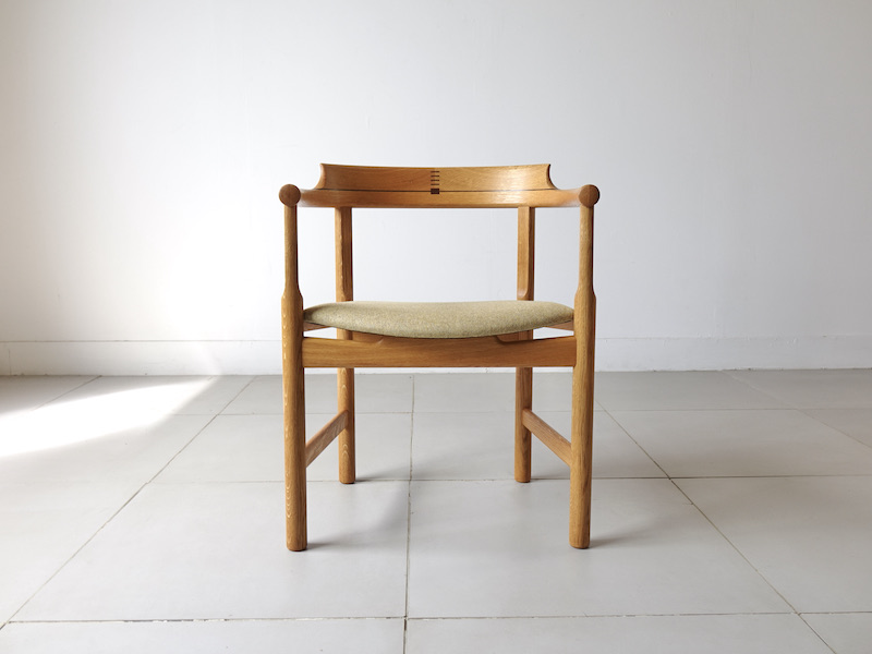 PP52 Arm Chair by Hans J. Wegner for PP Møbler with DAW fabrick
