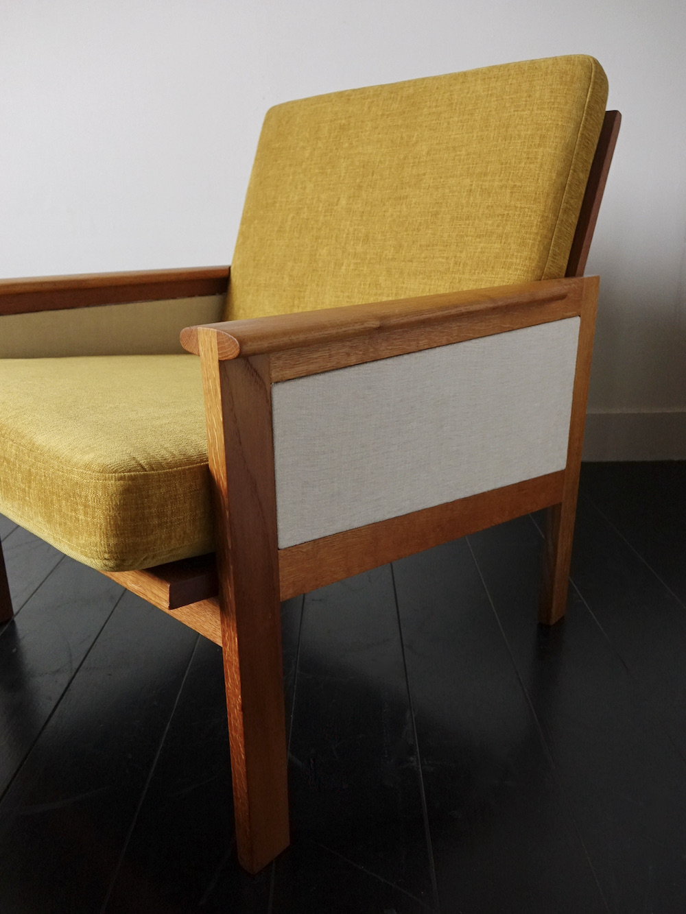 Capella chair with ottoman “model.4″ by Illum Wikkelso for Niels Erik Eilersen