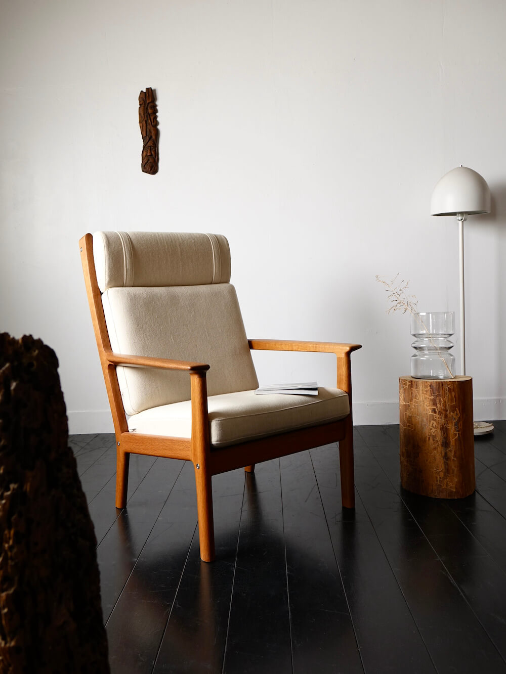 GE265 High back chair by Hans J. Wegner for GETAMA