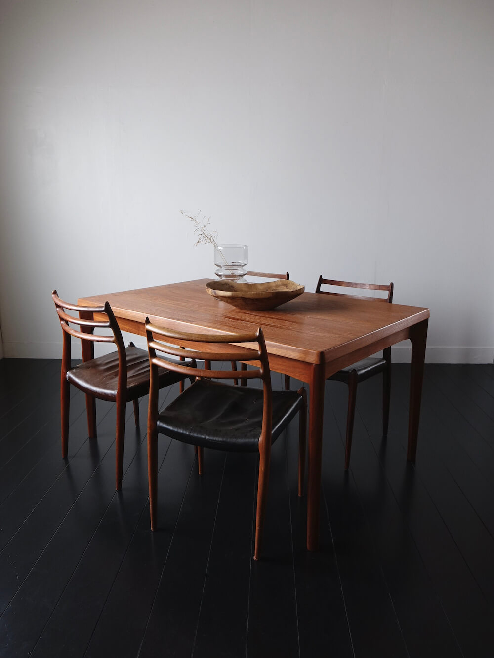 Dining table by Henning Kjaernulf for Vejle Stolefabrik