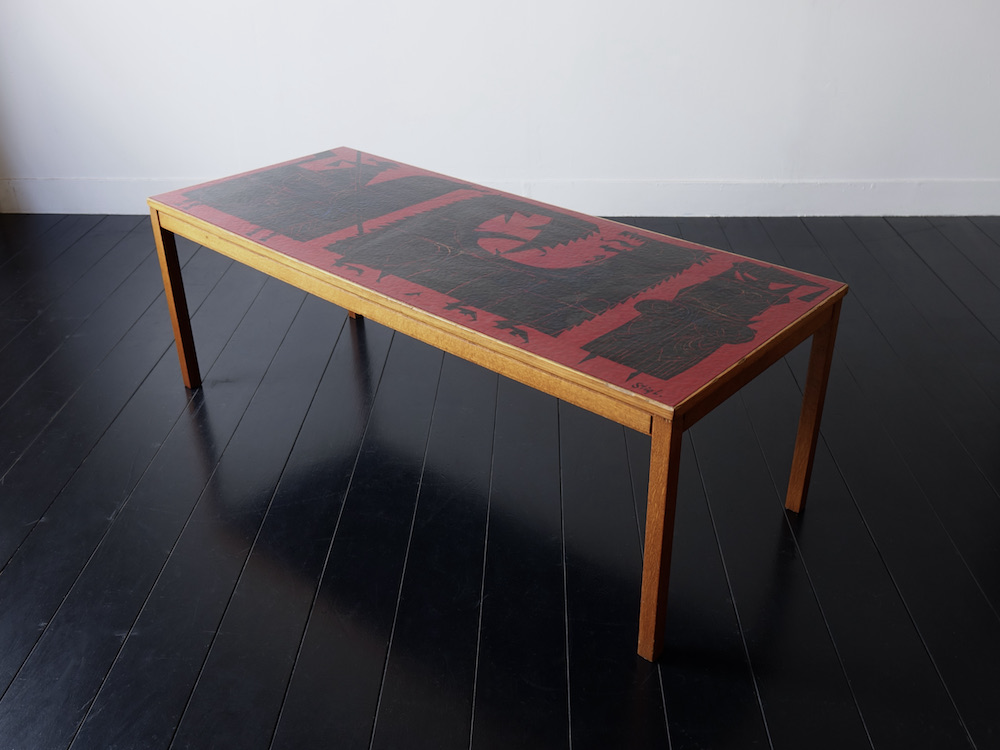 Coffee table by Stig Lindberg & David Rosén for Nordiska Kompaniet