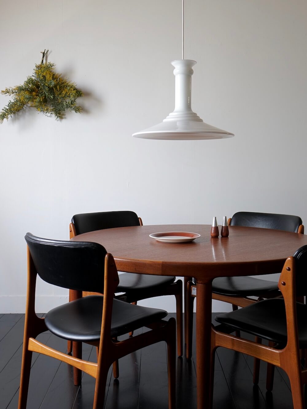 Danish Anonymous Round table with Teak