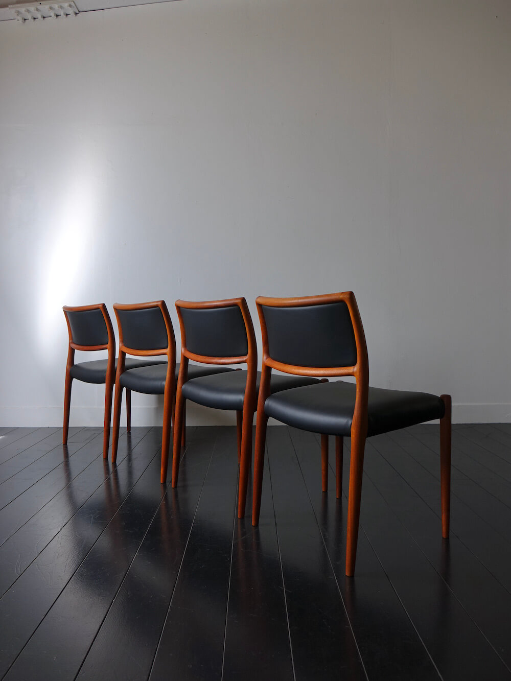 Dining Chairs No. 80 by Niels O. Møller for J.L. Møller Møbelfabrik