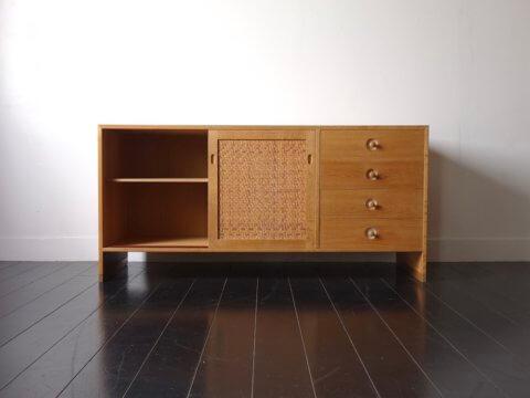 RY Sideboard with Rattan Cane by Hans J.Wegner for RY Møbler