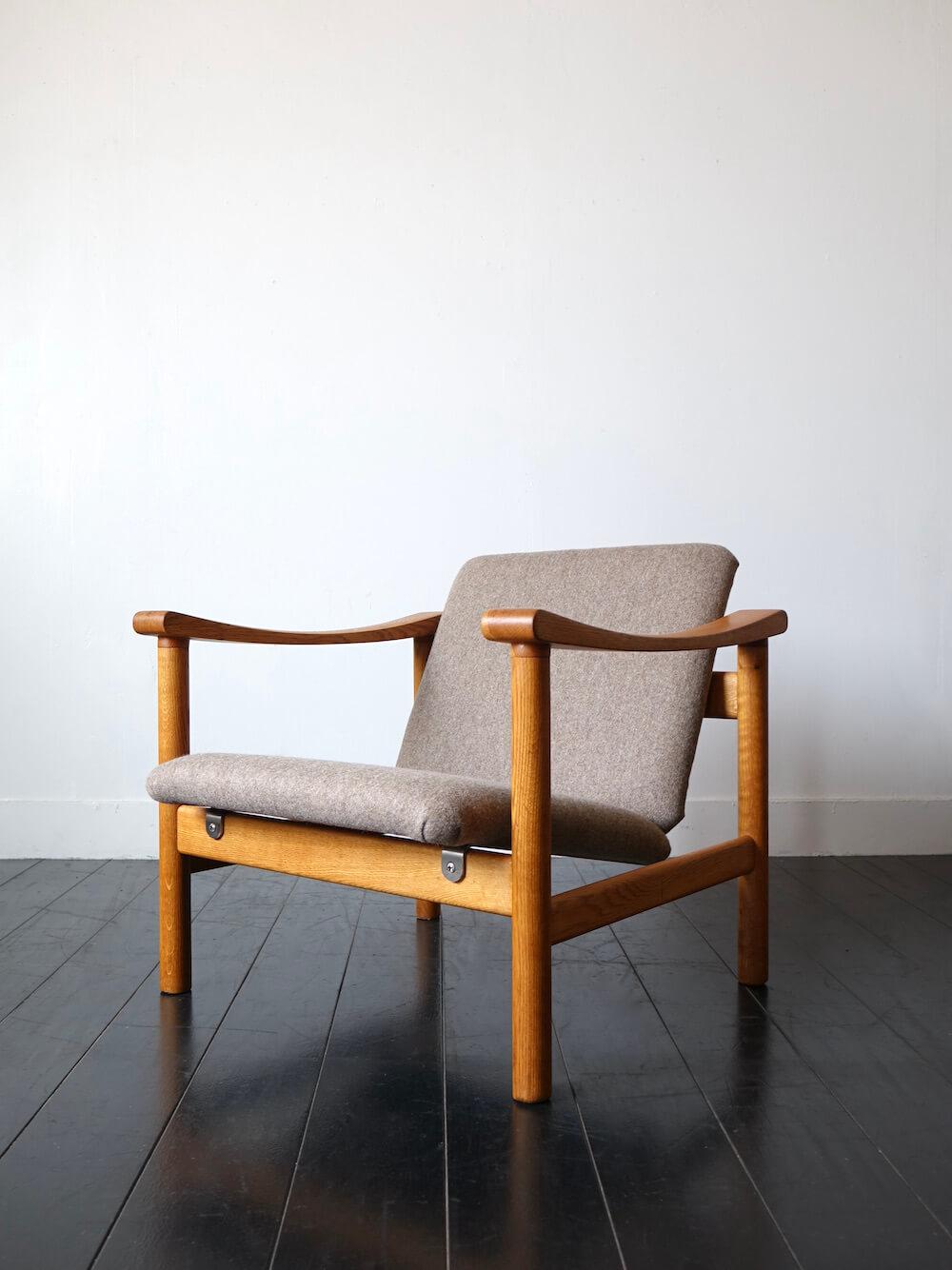 “GE280” Easy chair by Hans J. Wagner for GETAMA