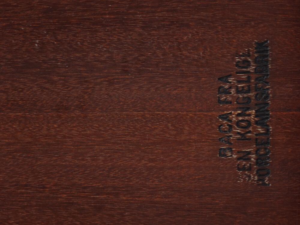 BACA Coffee table by Haslev with Royal Copenhagen BACA Coffee table by Haslev with Royal Copenhagen