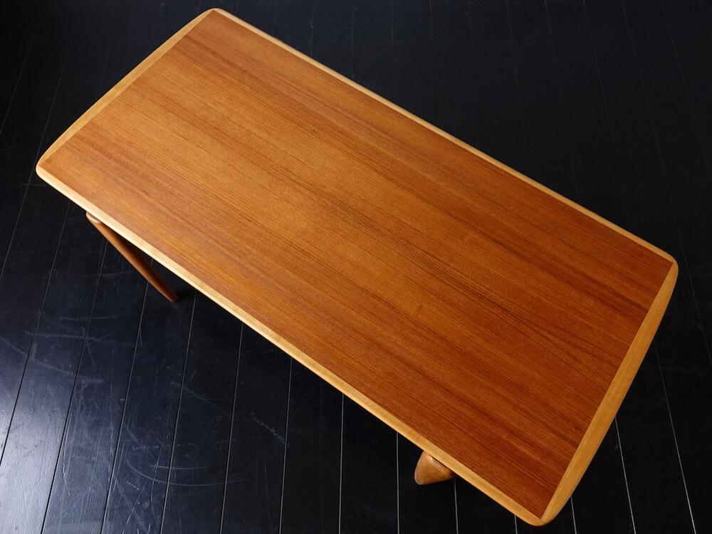 Anonymous coffee table in teak and beach
