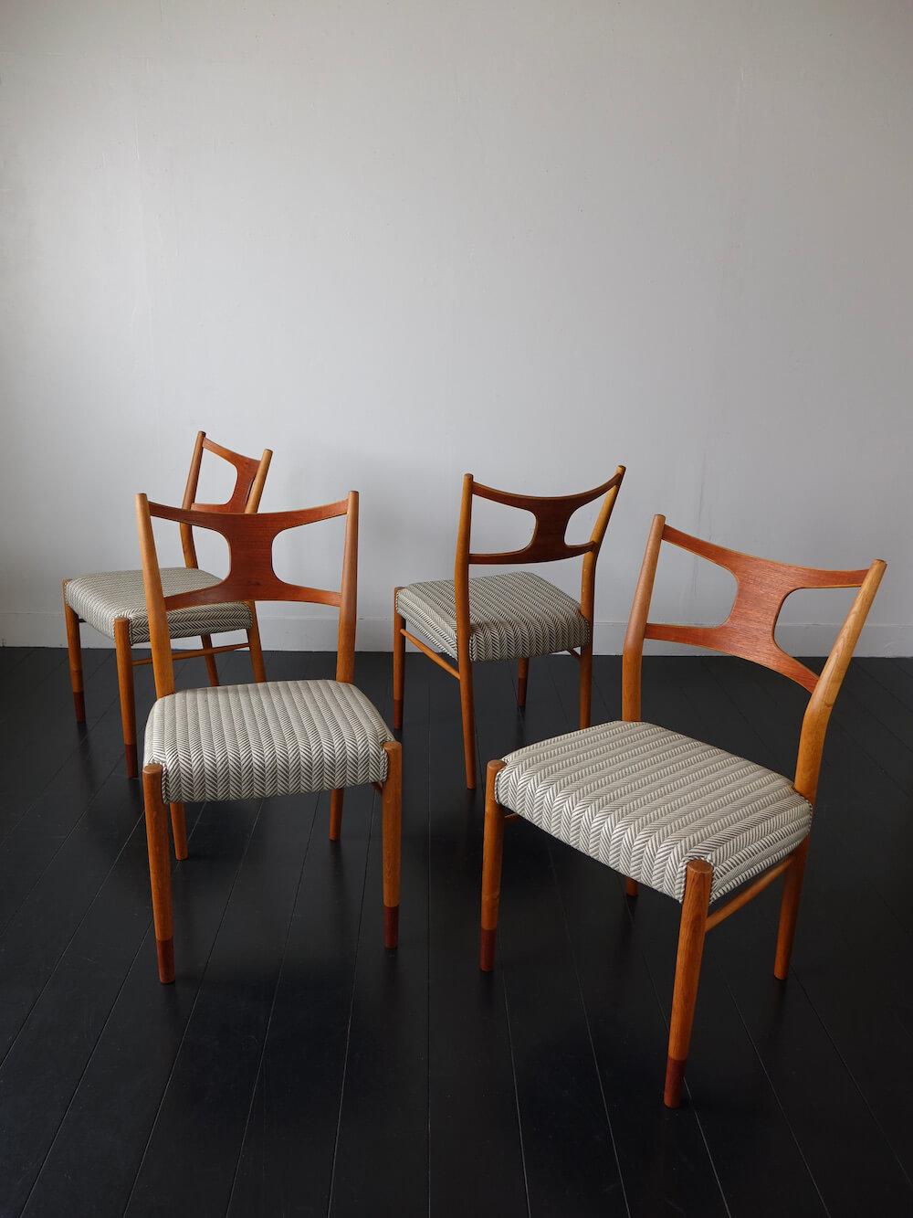 Model.46 Dining chairs by Kurt Østervig for Randers Møbelfabrik