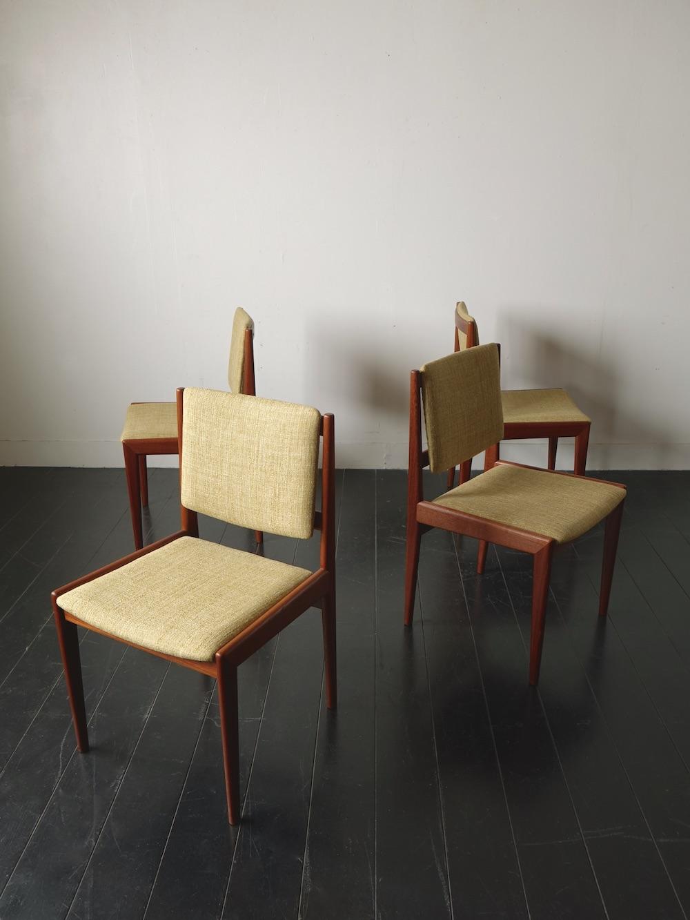Dining chairs by Karl Erik Ekselius for J.O. Carlsson