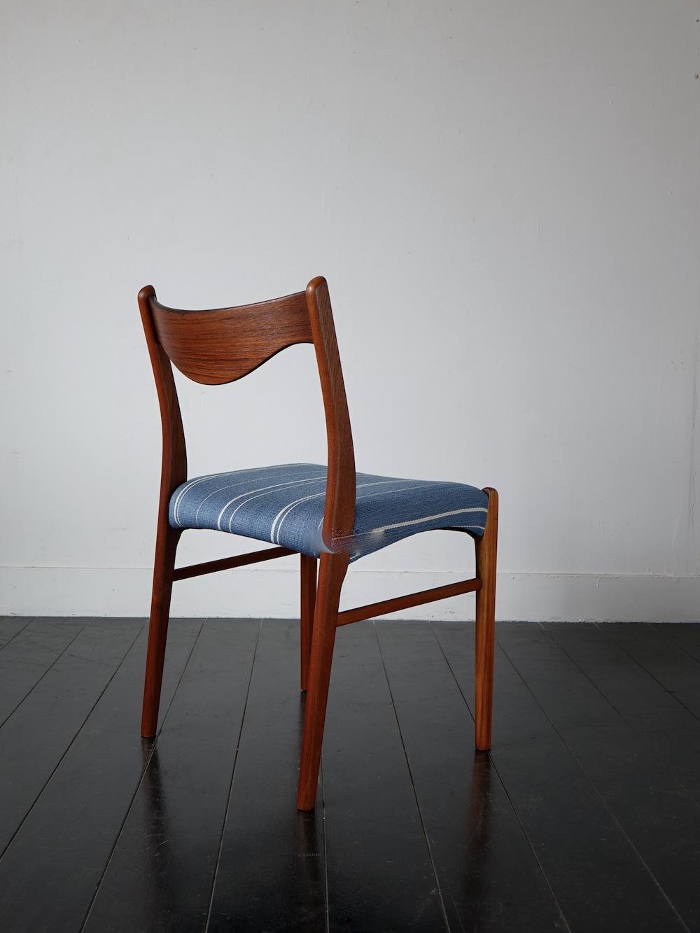”GS61″ Dining chair by Arne Wahl Iversen for Glyngøre Stolefabrik