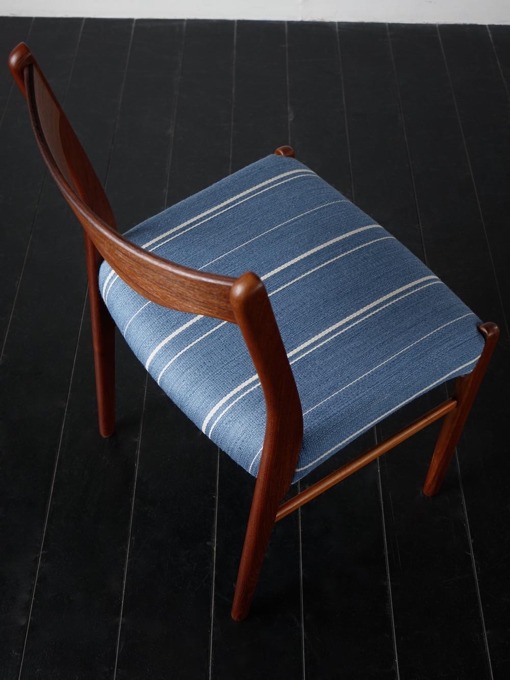 ”GS61″ Dining chair by Arne Wahl Iversen for Glyngøre Stolefabrik