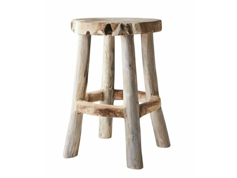 Teak wood stool by Affari Of Sweden