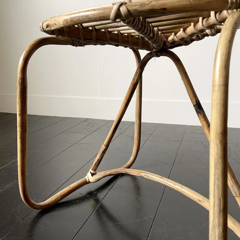 Bamboo stool by Madam Stoltz