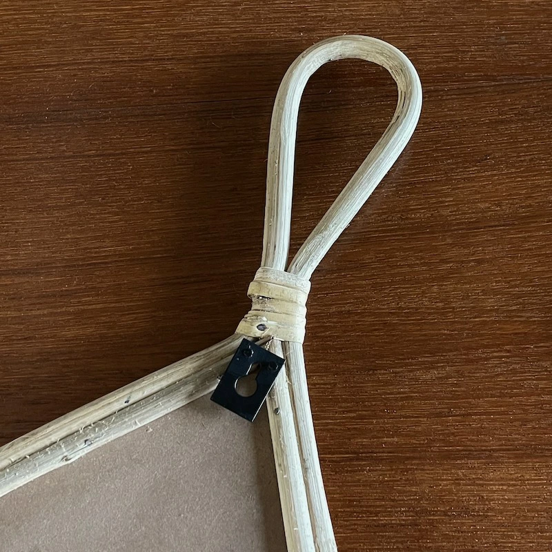 ms30_10 Bamboo oval mirror by Madam Stoltz