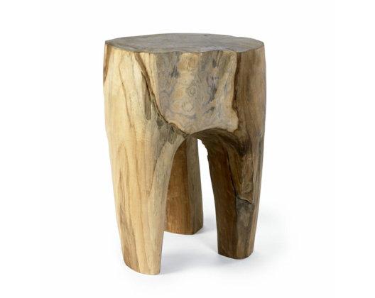 TEAK wooden stool by Nordal