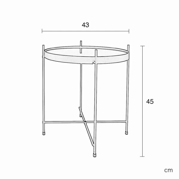 Cupid side table (black) by ZUIVER Cupid side table (black) by ZUIVER