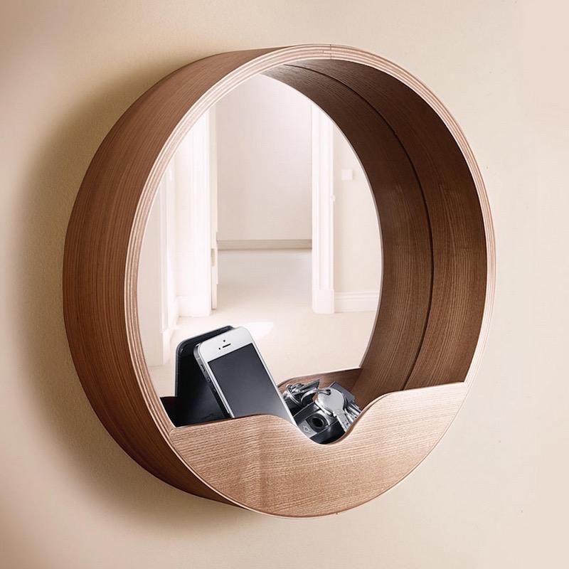 Round wall mirror by ZUIVER