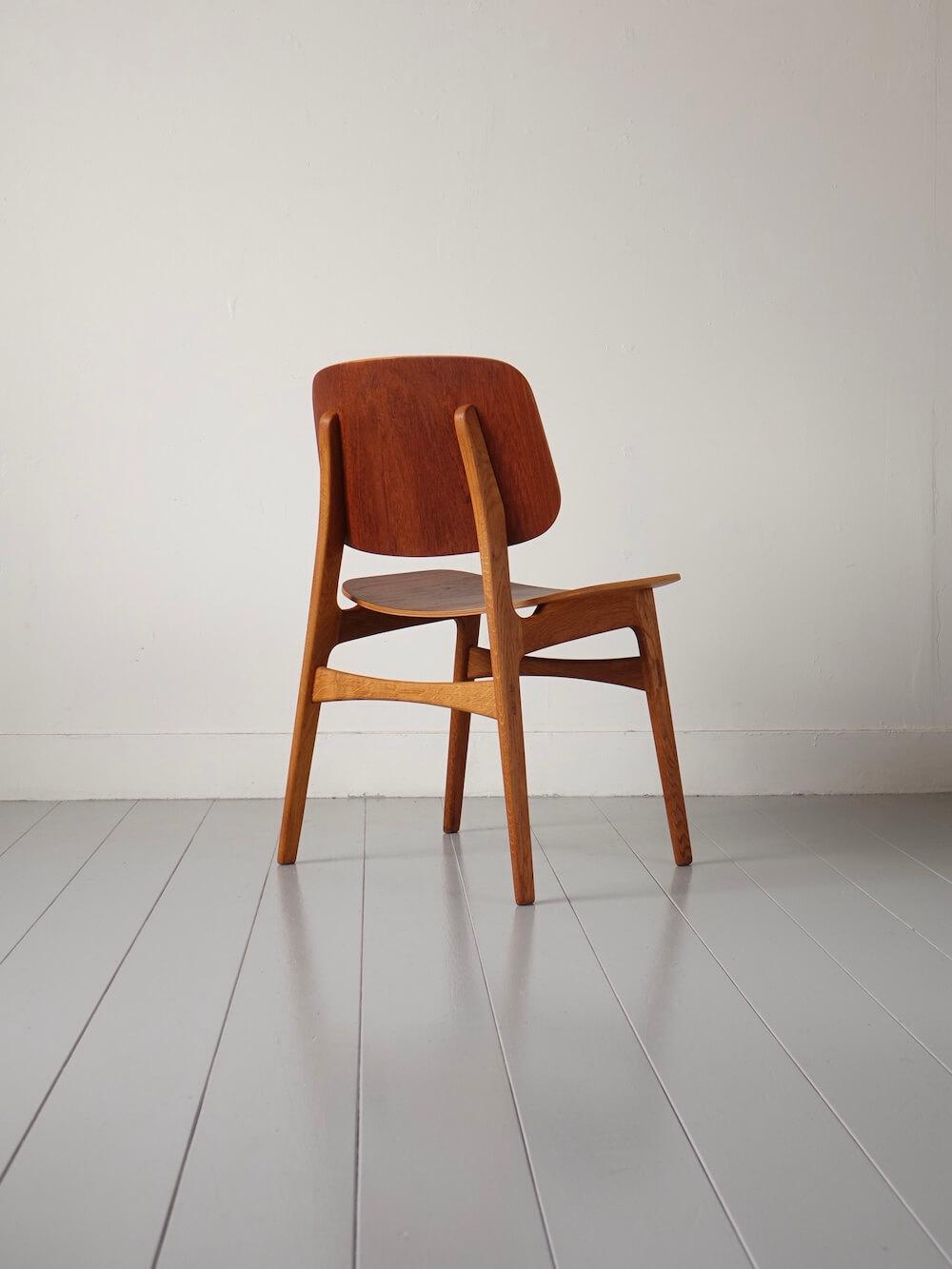 ”Model.155” Dining Chair by Borge Mogensen for Soborg Mobelfabrik ”Model.155” Dining Chair by Borge Mogensen for Soborg Mobelfabrik