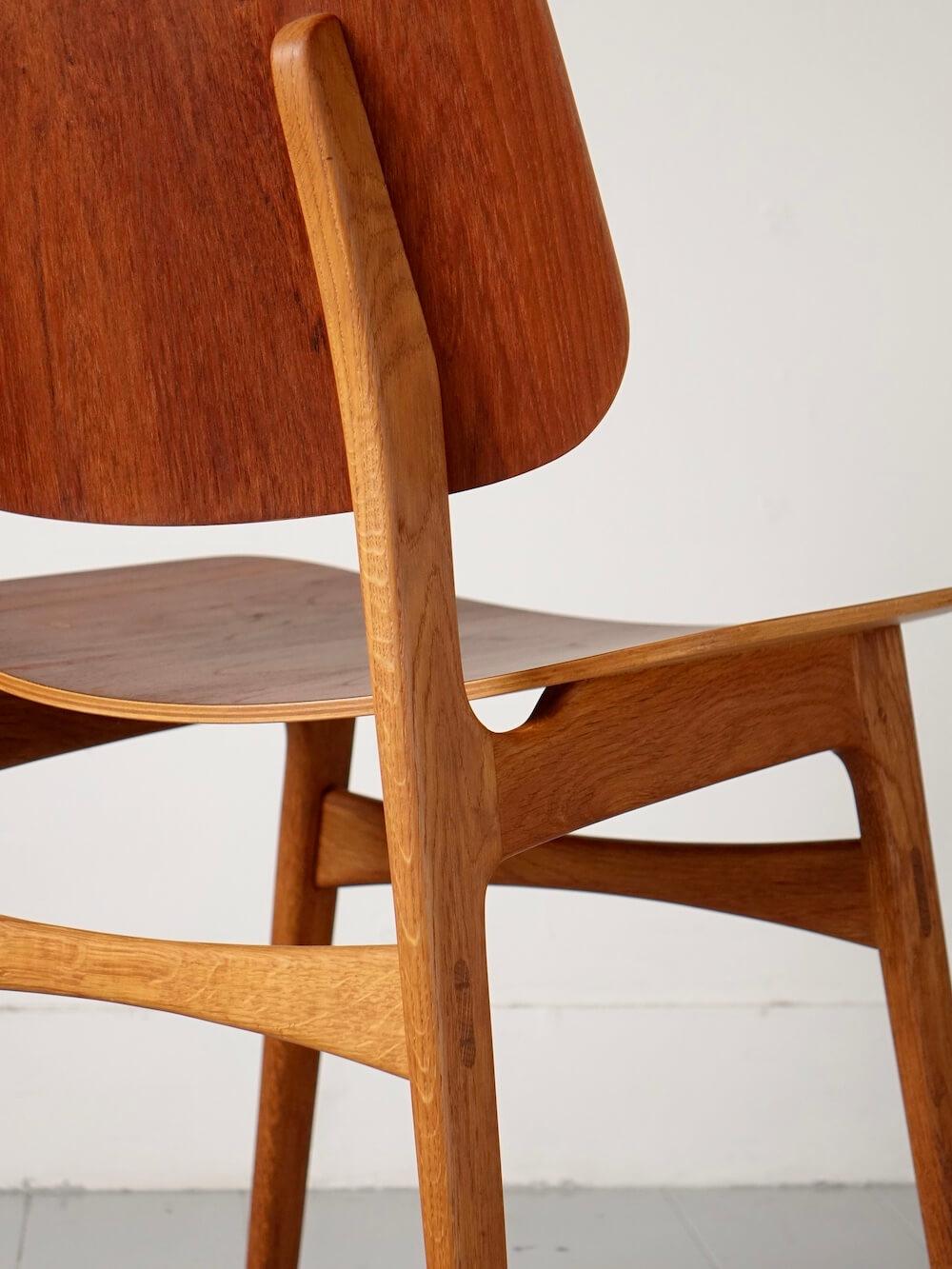 ”Model.155” Dining Chair by Borge Mogensen for Soborg Mobelfabrik ”Model.155” Dining Chair by Borge Mogensen for Soborg Mobelfabrik