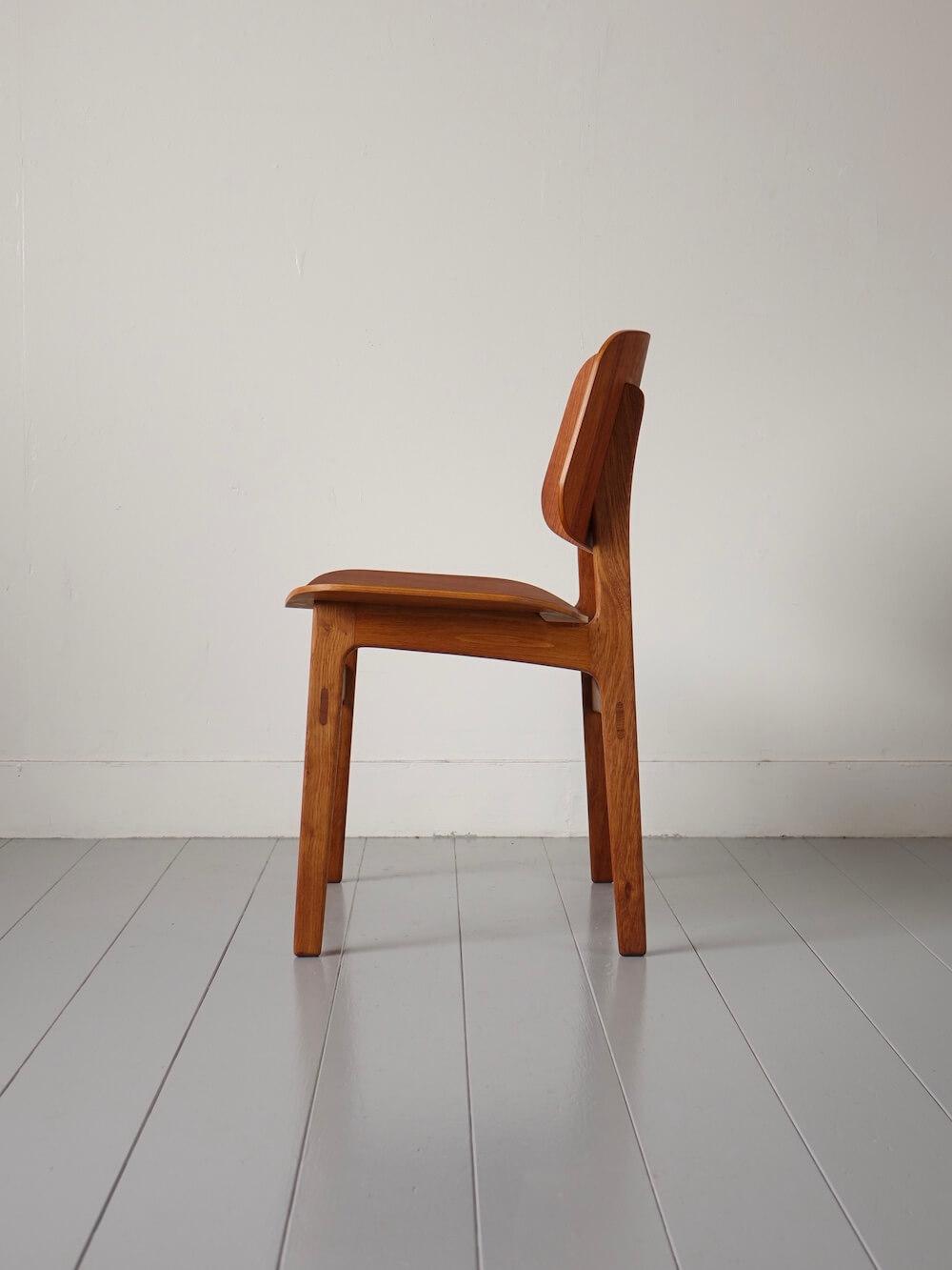 ”Model.155” Dining Chair by Borge Mogensen for Soborg Mobelfabrik ”Model.155” Dining Chair by Borge Mogensen for Soborg Mobelfabrik