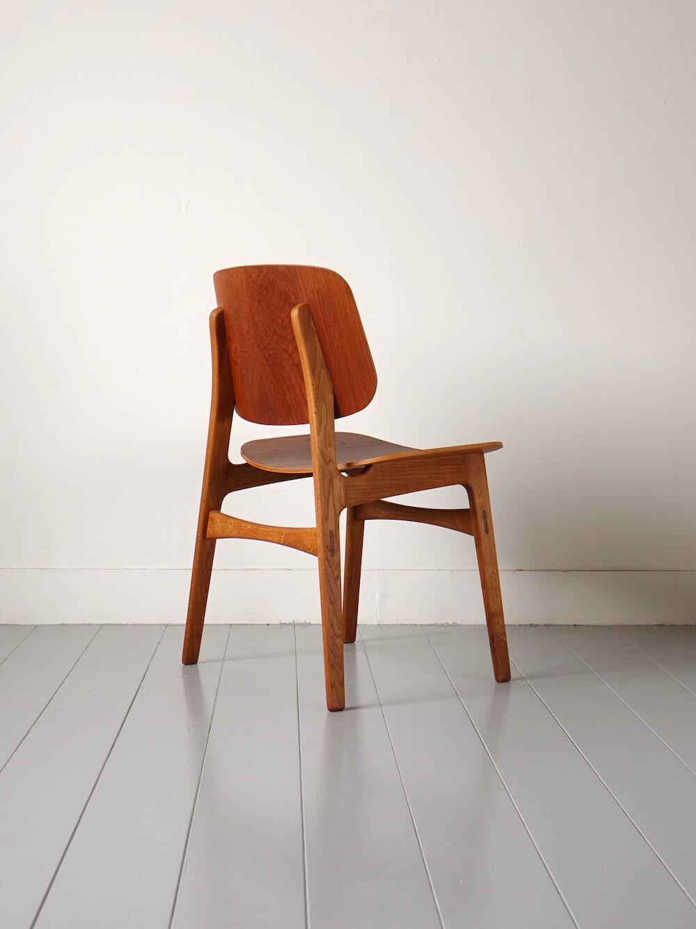 ”Model.155” Dining Chair by Borge Mogensen for Soborg Mobelfabrik ”Model.155” Dining Chair by Borge Mogensen for Soborg Mobelfabrik