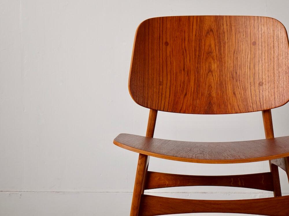 ”Model.155” Dining Chair by Borge Mogensen for Soborg Mobelfabrik ”Model.155” Dining Chair by Borge Mogensen for Soborg Mobelfabrik