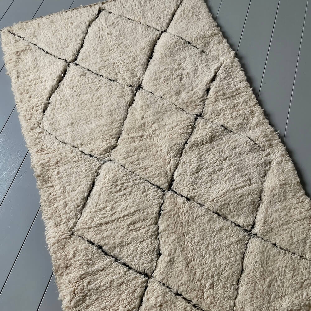 Beni Ouarain Rug / W175 D100cm / BR063 Beni Ouarain Rug / W175 D100cm / BR063