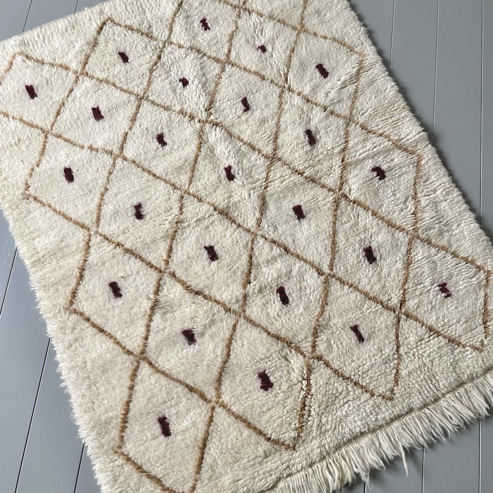 Beni Ouarain Rug / W160 D125cm / BR066 Beni Ouarain Rug / W160 D125cm / BR066