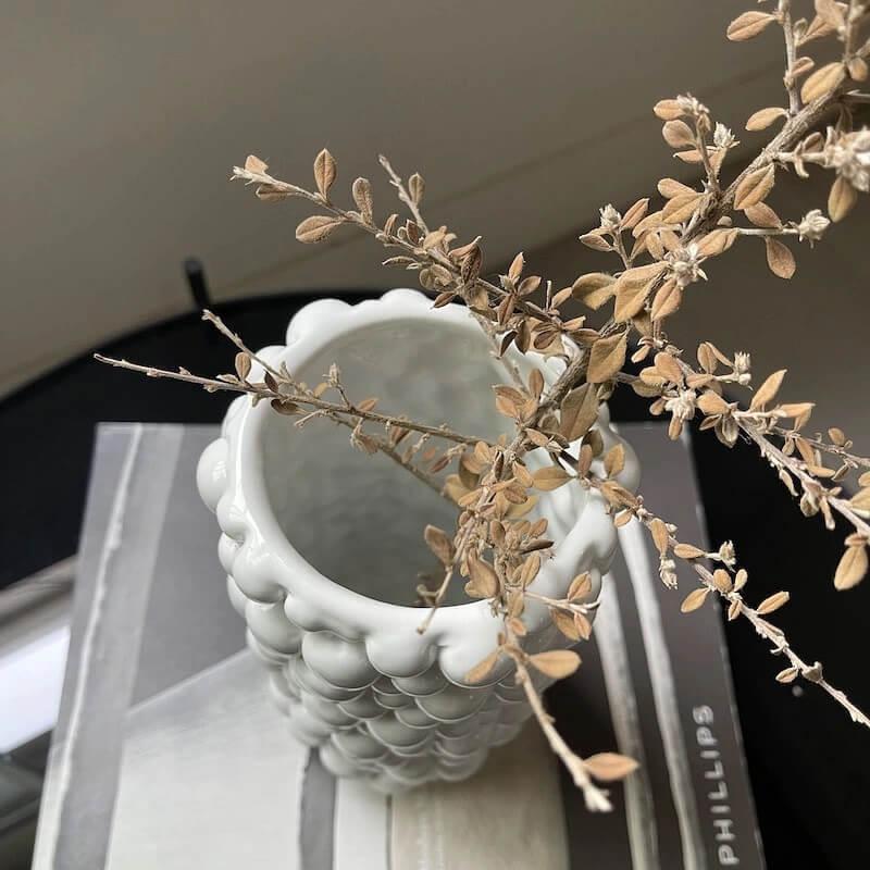 NAXOS vase S (White) by Nordal