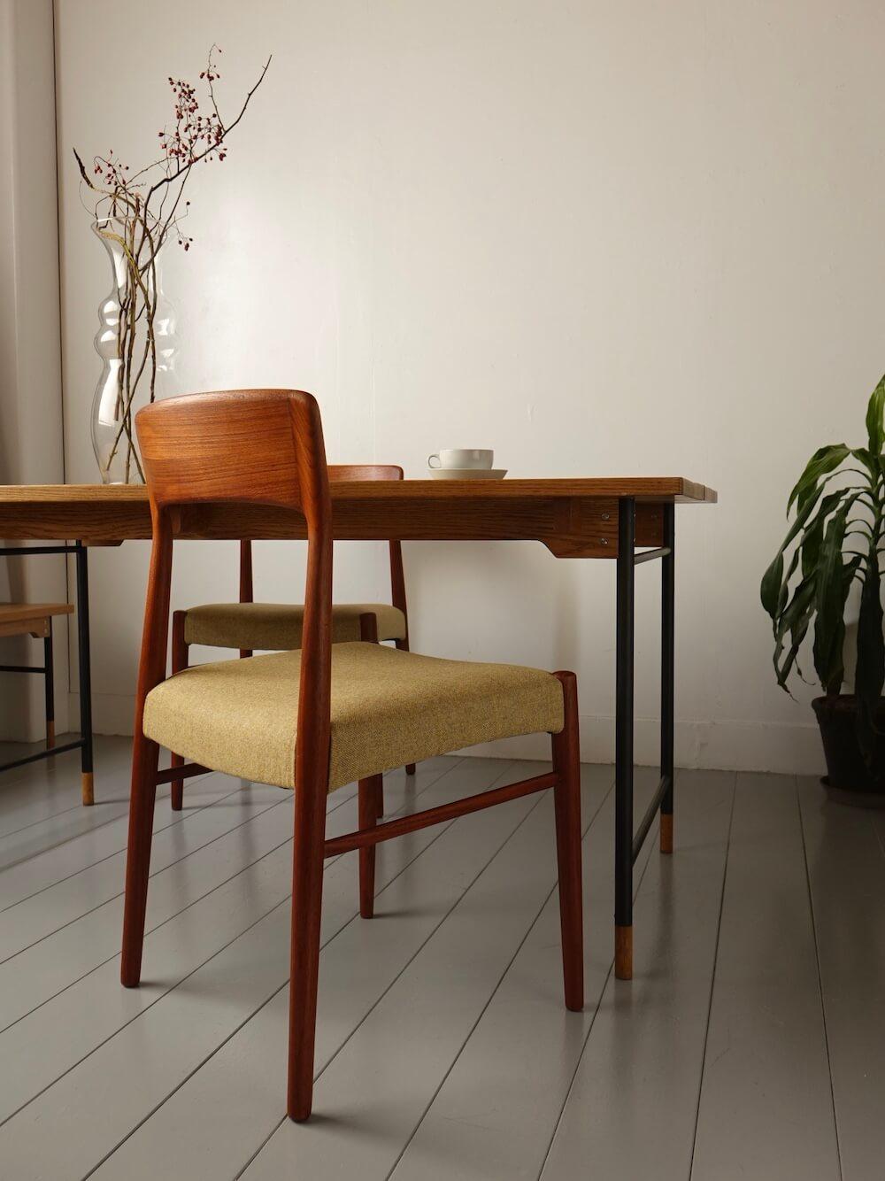 Dining chair “Model.26” by Henning Kjaernulf for Korup Stolefabrik
