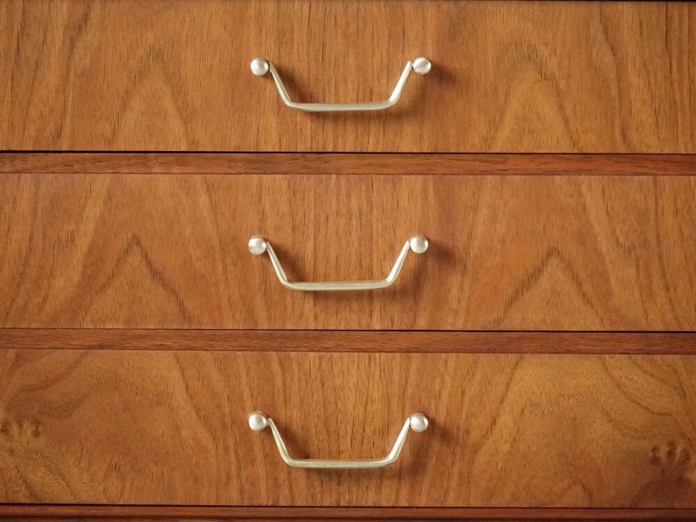 Vintage Low Chest with Mahogany