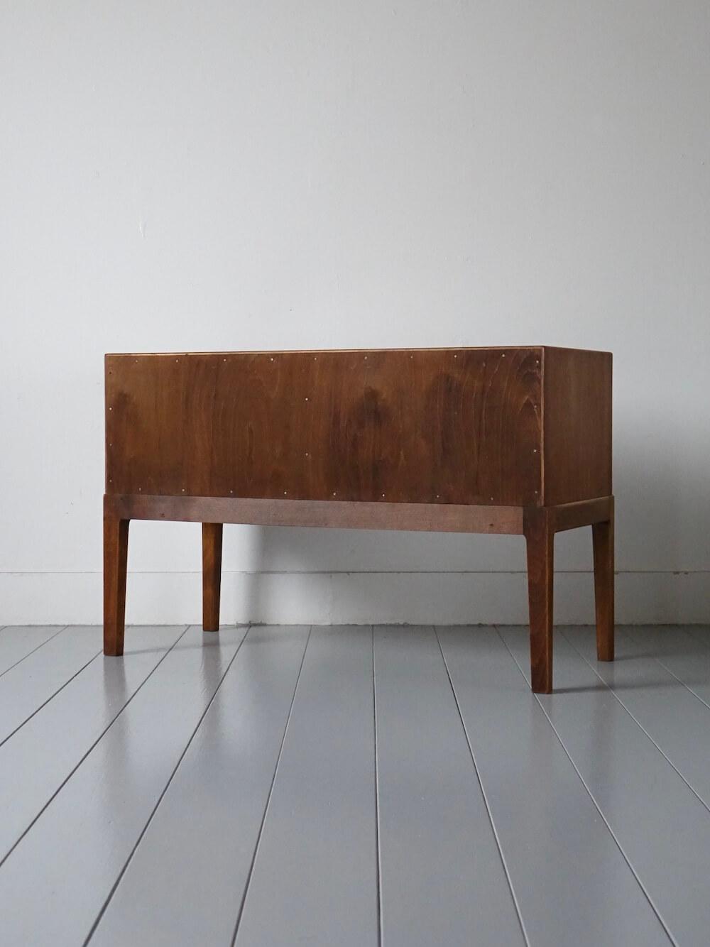 Vintage Low Chest with Mahogany