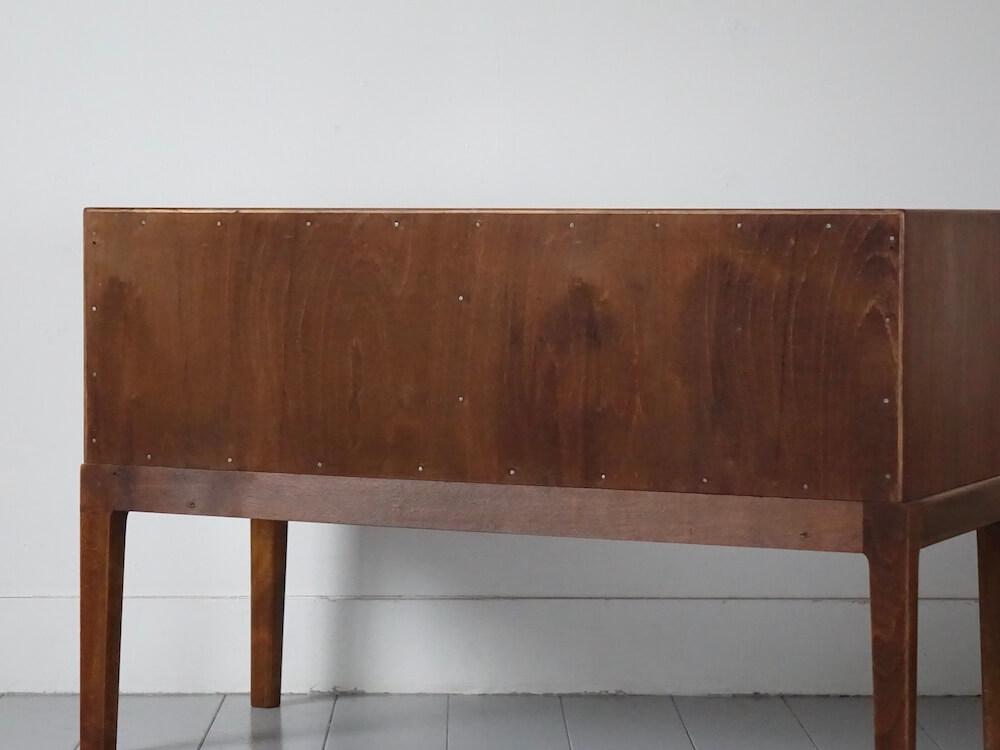 Vintage Low Chest with Mahogany