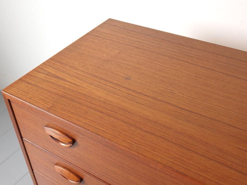 Vintage Teak 4-Drawer Chest by Kai Kristiansen for FM Møbler Vintage Teak 4-Drawer Chest by Kai Kristiansen for FM Møbler