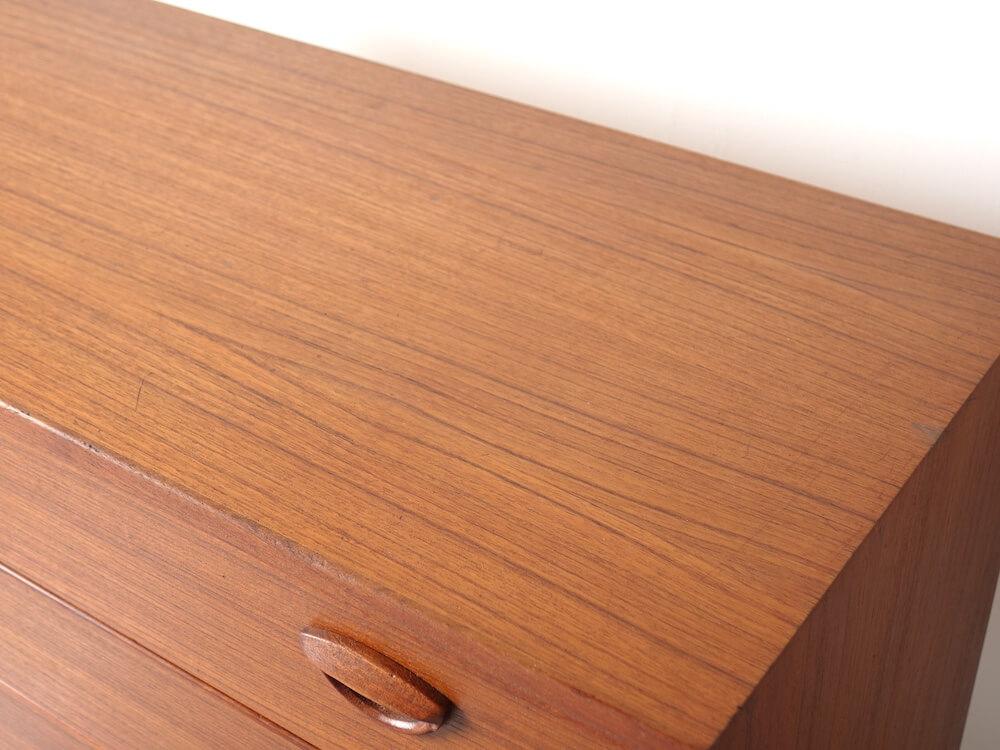 Vintage Teak 4-Drawer Chest by Kai Kristiansen for FM Møbler Vintage Teak 4-Drawer Chest by Kai Kristiansen for FM Møbler