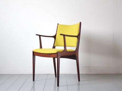 “UM85” Armchair in Rosewood by Johannes Andersen for Uldum Mobelfabrik